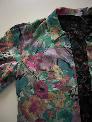 Camicia vintage stampa fiori