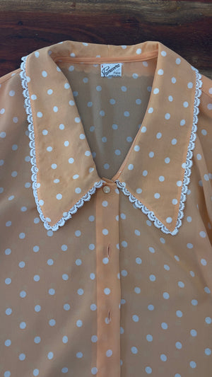 Camicia vintage a Pois