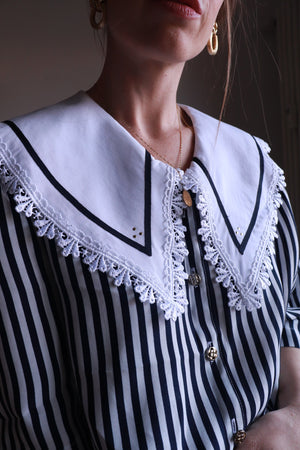 Camicia vintage maxi collo