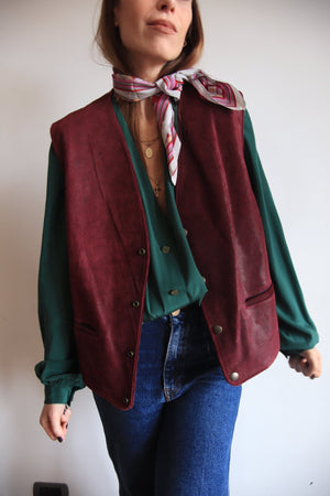 Gilet anni 80 vintage