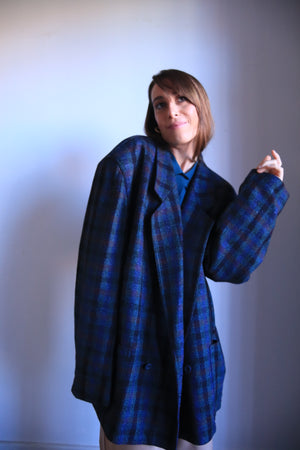 Cappotto over tartan vintage Norma